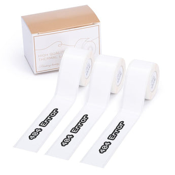 Phomemo 24mmx6m White Adhesive Continuous Thermal Label for D50 - Phomemo