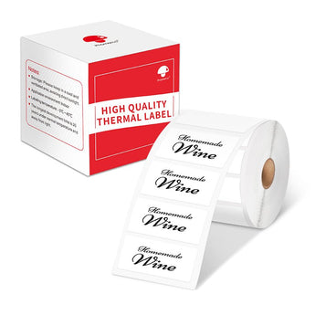 Phomemo 25×15mm White Thermal Label For M110/M120/M200/M220/M221/M150 - 1 Roll - Phomemo