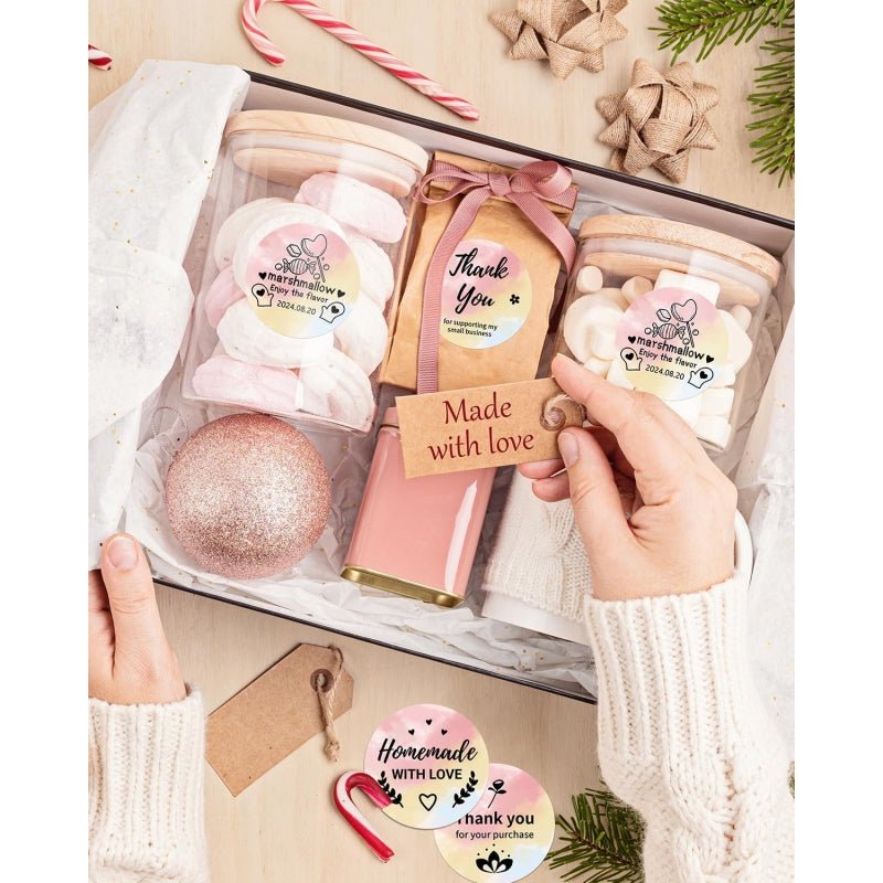 Phomemo 3” Self - Adhesive Round Thermal Sticker Label for Shipping Label Printer - Phomemo