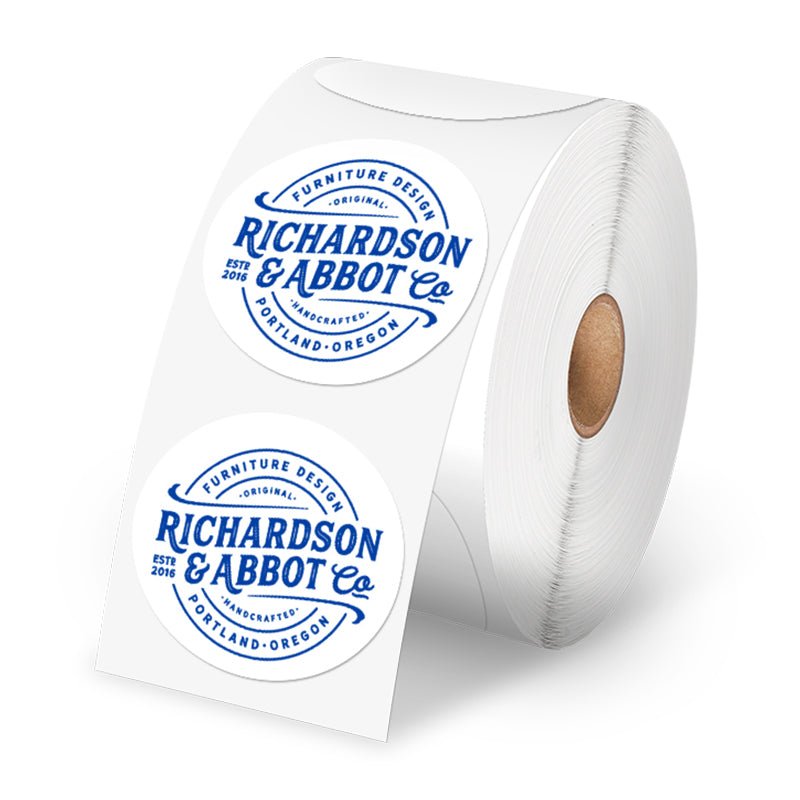 Phomemo 3” Self - Adhesive Round Thermal Sticker Label for Shipping Label Printer - Phomemo