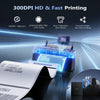Phomemo 300DPI 4" Touchscreen Wi-Fi 4x6 Thermal Shipping Label Printer | PM643 Wireless AirPrint Thermal Printer with Label Holder,One-Click Reprint and Built-in Template Storage for Small Business,Standard Printer - Phomemo