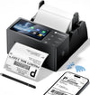 Phomemo 300DPI 4" Touchscreen Wi-Fi 4x6 Thermal Shipping Label Printer | PM643 Wireless AirPrint Thermal Printer with Label Holder,One-Click Reprint and Built-in Template Storage for Small Business,Standard Printer - Phomemo