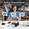 Phomemo 300DPI 4" Touchscreen Wi-Fi 4x6 Thermal Shipping Label Printer | PM643 Wireless AirPrint Thermal Printer with Label Holder,One-Click Reprint and Built-in Template Storage for Small Business,Standard Printer - Phomemo