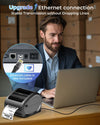 Phomemo 300DPI Ethernet Thermal Label Printer 4x6 with Built-in Paper Bin D530Pro shipping label printer for small business/home/office, Ethernet/Bluetooth/USB connection, compatible with Amazon/USPS，standard printer - Phomemo