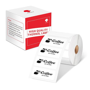 Phomemo 30×15mm White Thermal Label For M110/M120/M200/M220/M221/M150 - 1 Roll - Phomemo