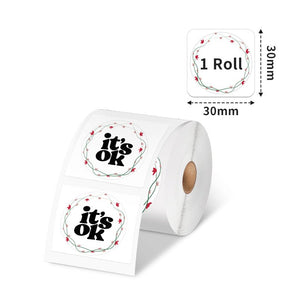 Phomemo M110 ronde transparante zelfklevende etiketten voor Phomemo M110/ M220/M221/M200/M120/M100/M108/M150/M250/M260 labelprinter 1,57 x 1,57(40x40 mm), 200 etiketten/rol (transparant Phomemo M110 ronde transparante zelfklevende etiketten voor Phomemo M110/ M220/M221/M200/M120/M100/M108/M150/M250/M260 labelprinter 1,57 x 1,57(40x40 mm), 200 etiketten/rol (transparant