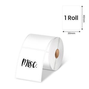 Phomemo 30x40mm White Thermal Label for M110/M120/M200/M220/M221/M150 - Phomemo