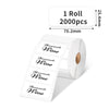 Phomemo 3"x1" Thermal Direct Labels for Shipping Label Printer - Phomemo