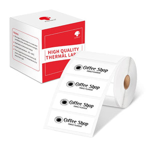 Phomemo 40×15mm White Thermal Label For M110/M120/M200/M220/M221/M150 - 1 Roll - Phomemo