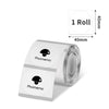 Phomemo 40×40mm Clear Round Label for M200/M220/M150/M120/M110/M221 Label Maker - Phomemo