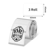 Phomemo 40×60mm Transparent Thermal Label for M110/M120/M150/M200/M220/M221 - 3 Roll - Phomemo
