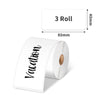 Phomemo 40×80mm White Thermal Label For M110/M221/M150/M220/M120/M200 - 3 Roll - Phomemo