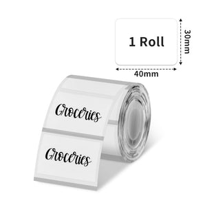 Phomemo 40x30mm Clear Thermal Label for M220/M200/M221/M120/M110/M150 - Phomemo