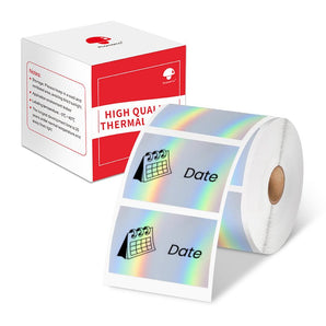 Phomemo 40x30mm Holographic sticker Thermal Label for M110/M120/M150/M221/M220/M200 - Phomemo