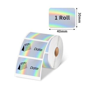 Phomemo 40x30mm Holographic sticker Thermal Label for M110/M120/M150/M221/M220/M200 - Phomemo