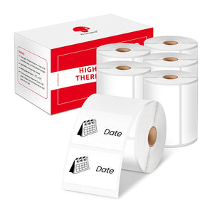 Phomemo 40x30mm White Thermal Label for M110/M220/M221/M120/M200/M150 - 6 Roll - Phomemo