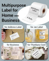 Phomemo 40x30mm White Thermal Label for M110/M220/M221/M120/M200/M150 - 6 Roll - Phomemo