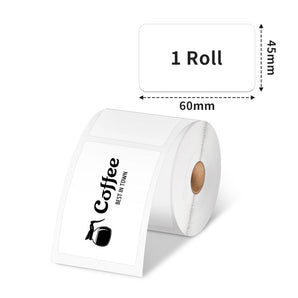 Phomemo 45×60mm White Thermal Label For M110/M120/M200/M220/M221/M150 - Phomemo