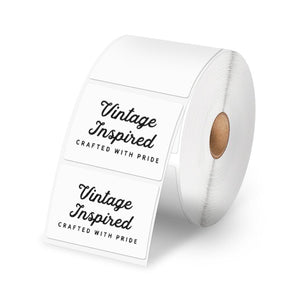 Phomemo 4"x3" White Thermal Label For Shipping Label Printer - Phomemo