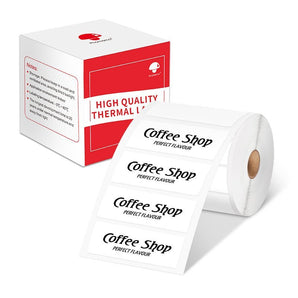 Phomemo 50×15mm White Thermal Label For M110/M120/M200/M220/M221/M150 - 1 Roll - Phomemo