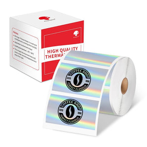 Phomemo 50×30mm Holographic Sticker Thermal Label For M110/M120/M150/M200/M200/M221 - Phomemo