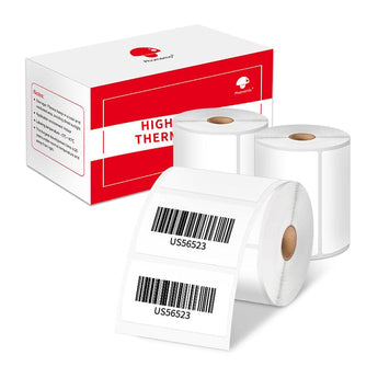 Phomemo 50×30mm Square Thermal Paper for M110/M220/M120/M200/M221 - 3 Roll - Phomemo