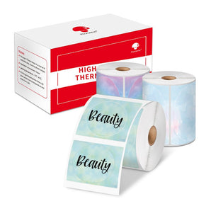 Phomemo 50×50mm Round Gradient Flower Thermal Label for M110/M220/M150/M200/M120/M221 - Phomemo