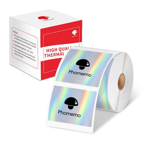 Phomemo 50×50mm Round Holographic Sticker Thermal Label For M110/M120/M150/M200/M220/M221 - Phomemo