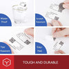Phomemo 50×50mm Round Transparent Thermal Label for M110/M120/M150/M200/M220/M221 - 1 Roll - Phomemo