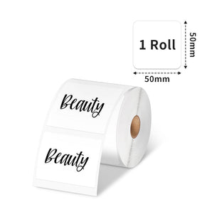 Phomemo 50x50mm White Thermal Label for M110/M120/M150/M200/M220/M221 - 1 Roll - Phomemo