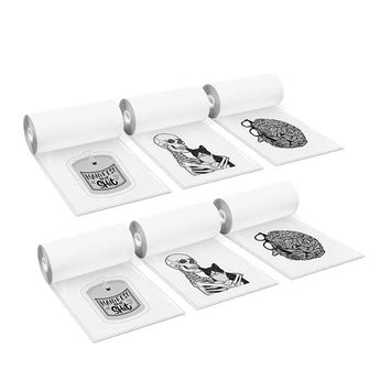 Phomemo 53mm Black on White Thermal Photo Sticker for K22 Instant Camera | 6 Rolls - Phomemo