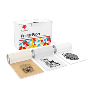 Phomemo 53mm Glitter/Transparent/Gold Thermal Sticker Paper