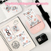 Phomemo 53mm Pattern Sticker 20 - Year - Lasting Strawberry Milk Thermal Paper for T02/M02X/M832丨3 Rolls - Phomemo