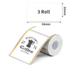Phomemo 60×86mm Golden linear trim Thermal Label for M200/M220/M221 - 3 Roll - Phomemo