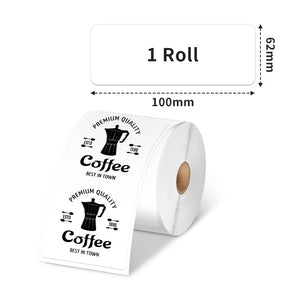 Phomemo 62×100mm White Thermal Label for M200/M220/M221 - Phomemo
