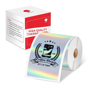 Phomemo 70×80mm Holographic Sticker Thermal Label For M200/M200/M221 - Phomemo