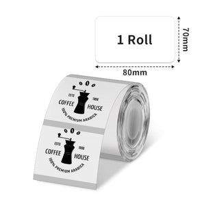 Phomemo 70×80mm Transparent Thermal Label for M200/M220/M221 - Phomemo