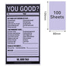 Phomemo 80x135mm Purple Card Paper Thermal Paper for M03 | 100sheets - Phomemo