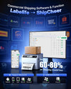 Phomemo Bluetooth Shipping Label Printer 4x6 with Scale | D422S Label Printer & Scale All-in-One, Thermal Printers with Built-in Label Bin, Compatible with UPS, USPS, TikTok,Standard Printer - Phomemo