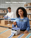 Phomemo Bluetooth Shipping Label Printer 4x6 with Scale | D422S Label Printer & Scale All-in-One, Thermal Printers with Built-in Label Bin, Compatible with UPS, USPS, TikTok,Standard Printer - Phomemo