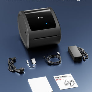 Phomemo Bluetooth Thermal Label Printer 4x6, 300DPI Shipping Label Printer for Small Business, Home, Office, D530PRO Wireless Thermal Printer Support Ethernet/Bluetooth/USB, Amazon, Ebay, Etsy, USPS - Phomemo