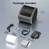 Phomemo Bluetooth Thermal Label Printer 4X6 - D520BT Wireless Shipping Label Printer Build - in Holder, Thermal Label Maker for Return Shipping Package, Compatible with Amazon, USPS, Shopify, Ebay - Phomemo