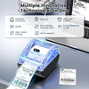 Phomemo Bluetooth Thermal Label Printer 4X6 - D520BT Wireless Shipping Label Printer Build - in Holder, Thermal Label Maker for Return Shipping Package, Compatible with Amazon, USPS, Shopify, Ebay - Phomemo