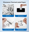 Phomemo Compatible Thermal Labels 2.75” x 3.14" - 300 White Self-Adhesive Shipping Address Labels for M220/M250/M200/M221/M260 Label Makers, Direct Thermal Paper, 3 Rolls,for Standard Printer - Phomemo