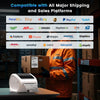 Phomemo D520BT Thermal Label Printer with Built-in Paper Bin 4X6 Bluetooth Shipping Label Printer, for Small Business & Packages, Compatible with Amazon, USPS, Shopify, Standard Printet - Phomemo