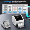 Phomemo D520BT Thermal Label Printer with Built-in Paper Bin 4X6 Bluetooth Shipping Label Printer, for Small Business & Packages, Compatible with Amazon, USPS, Shopify, Standard Printet - Phomemo