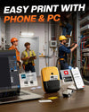 Phomemo E50Pro Bluetooth Portable Thermal Business Label Maker - Phomemo