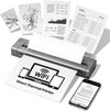 Phomemo G100 Pro AirPrint Portable Printers Wireless for Travel with Case | Thermal Inkless Printer, Supports 8.5"x11"US Letter & A4 Size, Compatible with iOS, Mac, for Mobile Office Home,Standard Printer - Phomemo