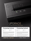 Phomemo G100 Pro AirPrint Portable Printers Wireless for Travel with Case | Thermal Inkless Printer, Supports 8.5"x11"US Letter & A4 Size, Compatible with iOS, Mac, for Mobile Office Home,Standard Printer - Phomemo