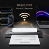 Phomemo G100 Pro AirPrint Portable Printers Wireless for Travel with Case | Thermal Inkless Printer, Supports 8.5"x11"US Letter & A4 Size, Compatible with iOS, Mac, for Mobile Office Home,Standard Printer - Phomemo